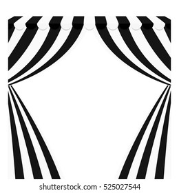 circus curtain raises icon vector illustration graphic design