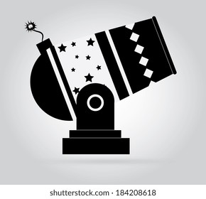 Circus design over gray background, vector illustration