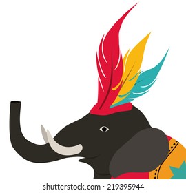 Circus design over white background, vector illustration