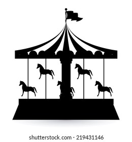 Circus design over white background, vector illustration