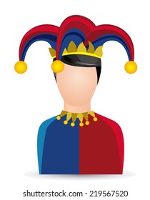 Circus design over white background, vector illustration