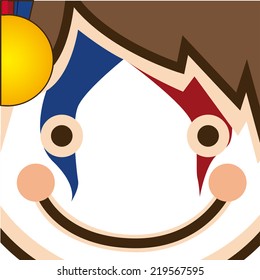 Circus design over white background, vector illustration