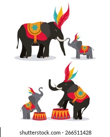 Circus design over white background, vector illustration