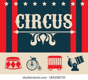 Circus design, vector illustration
