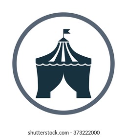 Circus dome icon