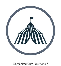 Circus dome icon