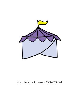 circus doodle icon