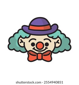 Circus Doodle Illustration - Clown