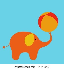 Circus elephant