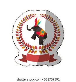Circus elephant cartoon