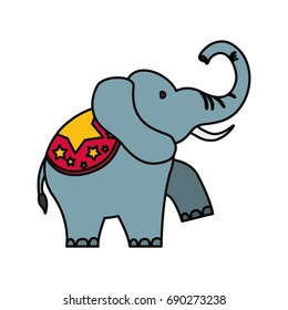 Circus elephant cartoon