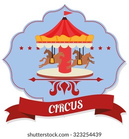 circus entertainment design, vector illustration eps10 graphic 