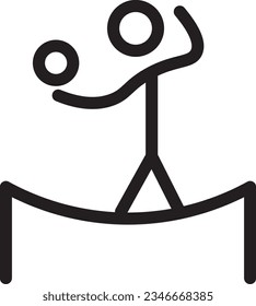 Circus Entertainment Fun Outline Icon