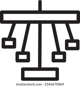 Circus Fair Fun Outline Icon