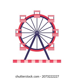 estilo de icono de la rueda de circo