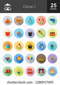 Circus Flat Icons