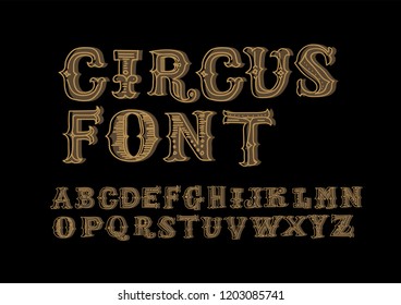 The Circus Font set