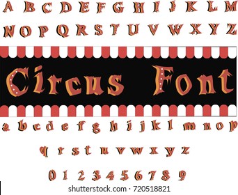 Circus Font - Stylized Vintage Font  