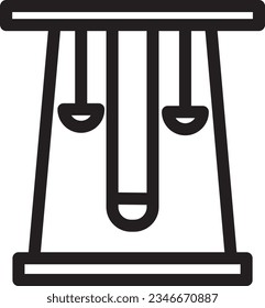 Circus Fun Park Outline Icon