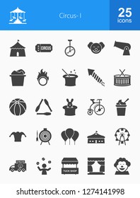 Circus Glyph Icons