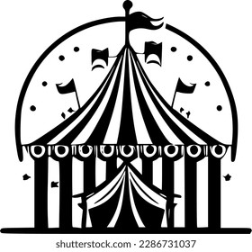 Circus - High Quality Vector Logo - Vector illustration ideal for T-shirt graphic