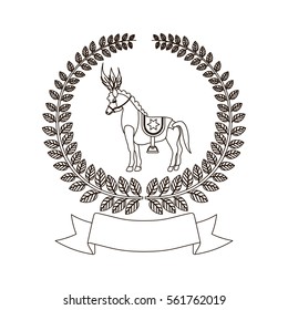 Circus horse cartoon
