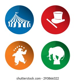 Circus icon. Amusement Park icon. Vector