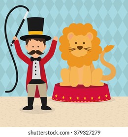 Circus icon design 