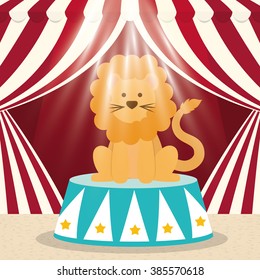 Circus icon design 