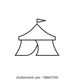 circus icon illustration isolated vector sign symbol