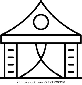 Circus Icon Vector Element line icon design vector icons