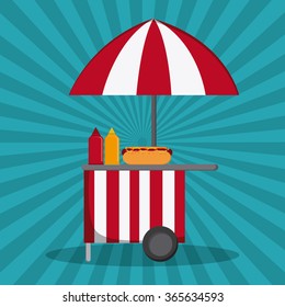 Circus icons design 