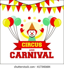 Circus Illustration Template