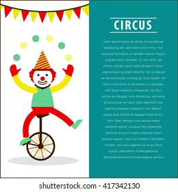  Circus Illustration Template
