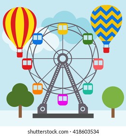 Circus Illustration Template
