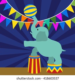 Circus Illustration Template
