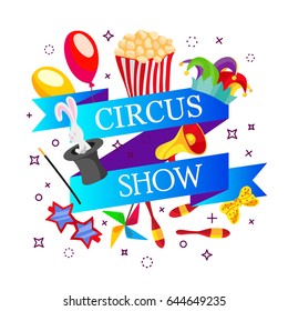 Circus Illustration Template