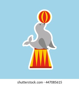 circus juggler isolated icon design, vector illustration  graphic 