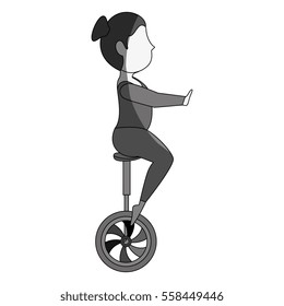 Circus juggler show icon