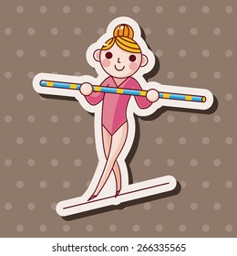 circus juggler theme elements vector,eps