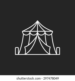 circus line icon