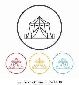 circus line icon