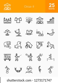 Circus Line Icons