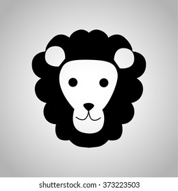 Circus lion icon