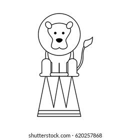 circus lion icon