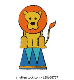 circus lion icon