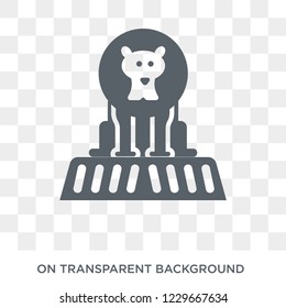 Circus Lion icon. Circus Lion design concept from Circus collection. Simple element vector illustration on transparent background.