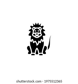 Circus Lion icon in vector. Logotype