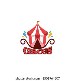 Circus Logo Design Vector Template Stock Vector (royalty Free) 1501964801