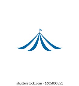 Circus logo ,simple circus logo vector icon illustration template 